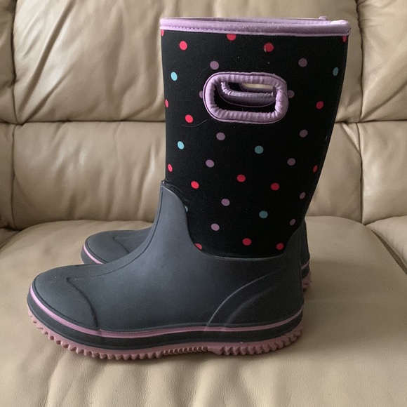 Kid Girls Neoprene Boots Size 3 - Picture 3 of 8